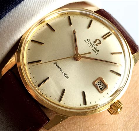 omega watch 18k gold